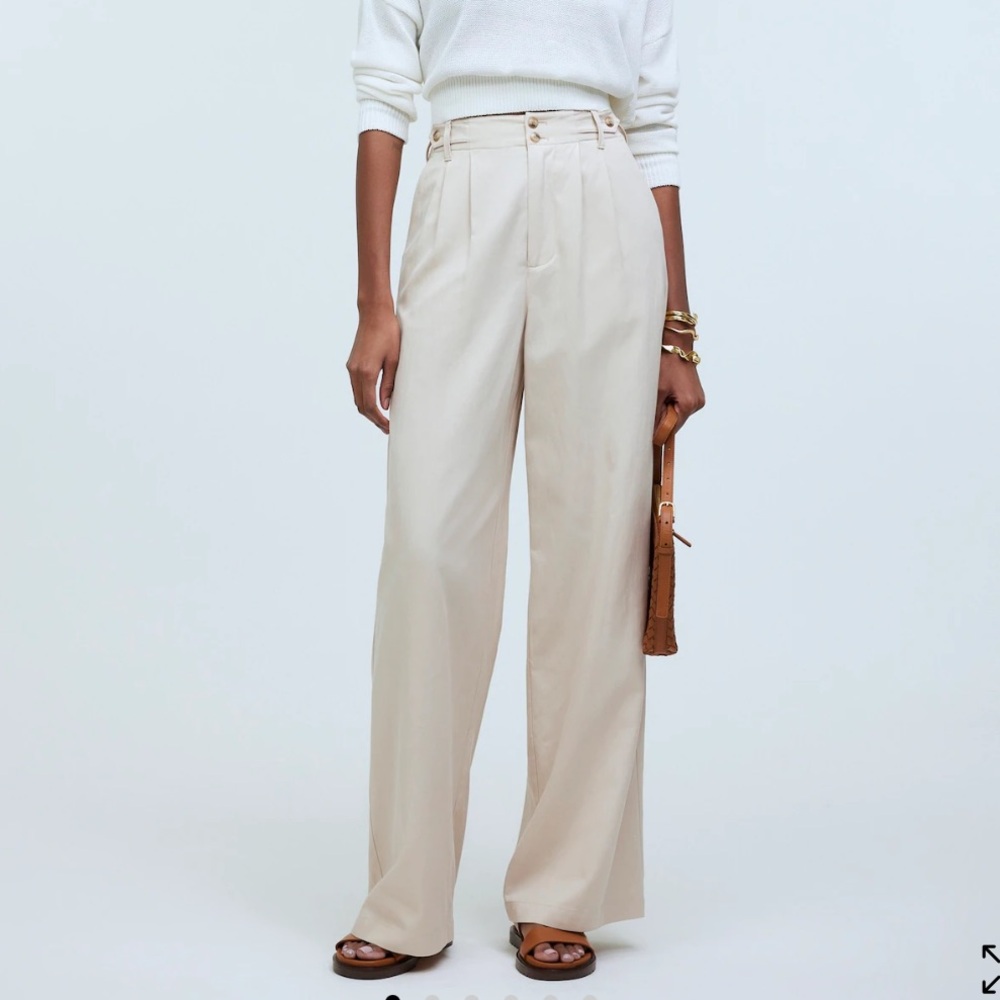 Madewell The Harlow wide leg pant petite